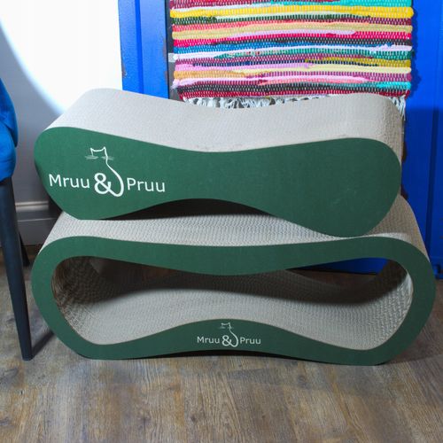 Drapak dla kota LEON | zielony | 78x28x24 cm | MruuPruu na Arena.pl