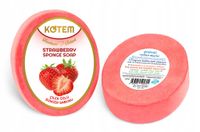 Kotem - naturalne mydło z gąbką Truskawka 125g