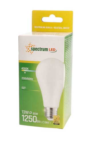 Żarówka LED GLS E27 13W neutralna NW WOJ14102 SPECTRUM na Arena.pl