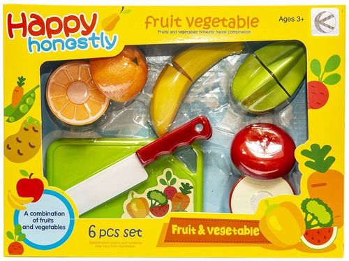 ZESTAW DO KROJENIA Z DESKĄ I NOŻEM OWOCE na Arena.pl