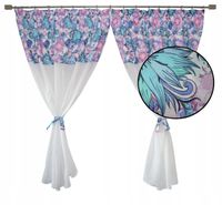 FIRANKA dziecięca dla dziewczynki KWIATKI 300x160