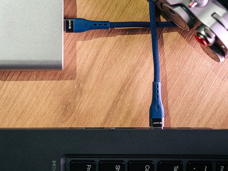 Kabel TRACER USB C - USB C 1m 60W 480MB/s zdjęcie 5