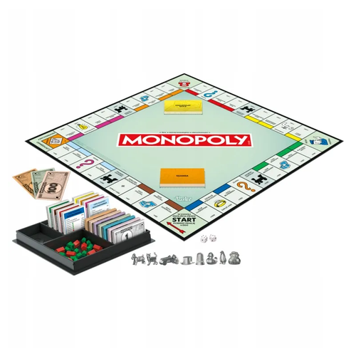 Gra planszowa Monopoly Classic Hasbro Kultowa Rodzinna od +8 lat na Arena.pl