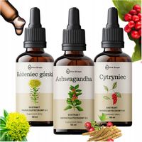 ASHWAGANDHA, CYTRYNIEC RÓŻENIEC GÓRSKI KROPLE ADAPTOGENY SUPLEMENT EKSTRAKT