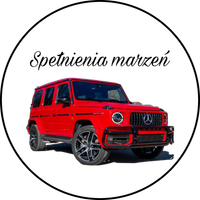 Opłatek na tort Mercedes Auto Samochód Logo Urodziny 18 30 40 50