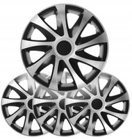 Kołpaki NRM Draco CS 16" Silver Black - Komplet 4 sztuki