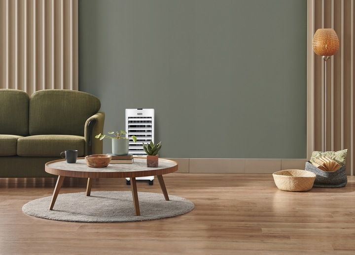 Klimatyzator wodny przenośny HAXON ZAX 4w1 LED nawilżacz pilot + wkłady zdjęcie 5