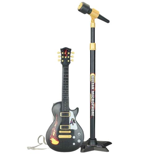 DLA DZIECI  GITARA Z MIKROFONEM I STATYWEM na Arena.pl