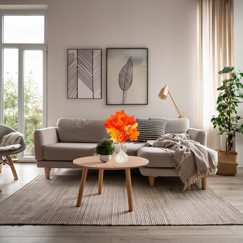 Sztuczne Jesienne Liście Do Kompozycji Bukiet Liści Stroik Jesienny Gałązka na Arena.pl