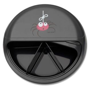 Carl Oscar BIG SnackDISC™ 5 komorowy obrotowy pojemnik na przekąski Grey - Spider