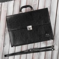 aktówka męska skórzana do ręki i na ramię elegancka czarna