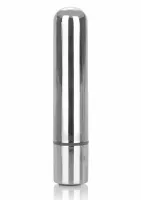 rechargeable bullet kompaktowy masażer wibracyjny usb 3 tryby srebrny