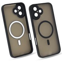 Etui do iPhone 16 PLUS czarny mat MagSafe case plecki pokrowiec ochrona