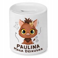 Skarbonka 330 Ml Dla Pauliny Córki Dziecka Z Nadrukiem Ze Zdjęciem