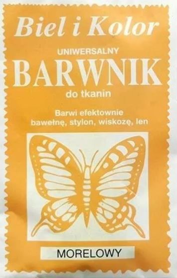 Barwnik do tkanin Motylek (Morelowy) zdjęcie 1