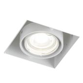 Wpuszczana LAMPA sufitowa OMURA 7308 Shilo podtynkowa OPRAWA kwadratowa metalowy wpust biały