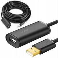 UGREEN KABEL AKTYWNY PRZEDŁUŻACZ USB-A 480MBPS PRZEWÓD MĘSKI - ŻEŃSKI 10M