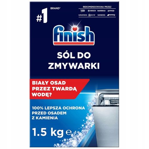 Zestaw Finish do zmywarki Sól 1,5 kg + Nabłyszczacz 400 ml + Czyścik na Arena.pl