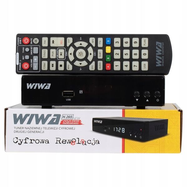 DEKODER TUNER TV NAZIEMNEJ DVB-T2 H.265 HEVC Z USB HD PILOT WIFI SCART zdjęcie 9