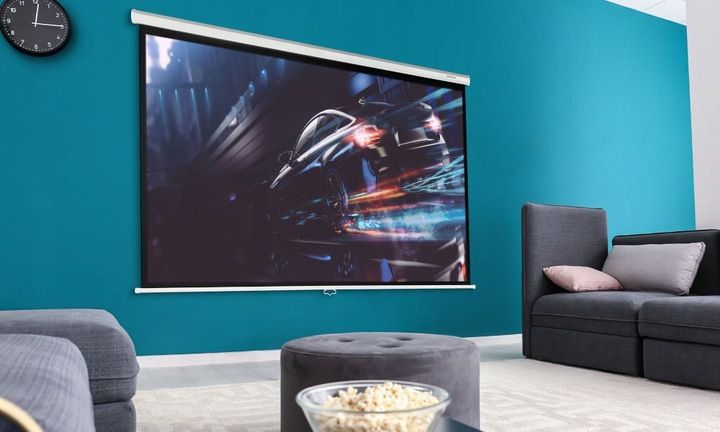 Ekran projekcyjny OVERMAX Semi Auto Screen 100 zdjęcie 5
