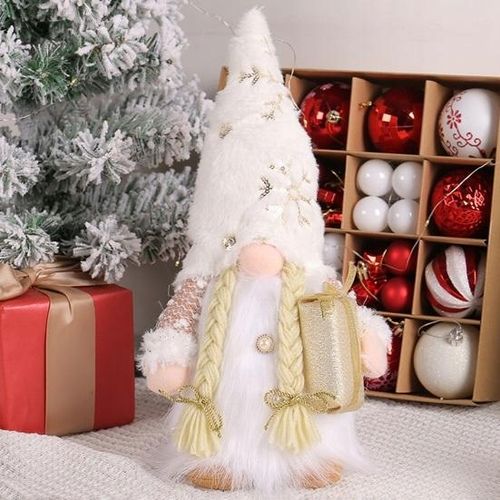 SKRZATY KRASNALE ŚWIĄTECZNE 2x ŚWIECĄCE LED NA BATERIE OZDOBY ŚWIĄTECZNE na Arena.pl