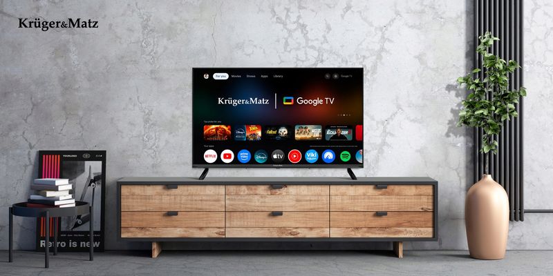 Telewizor SMART Google TV 32" HD WiFi DVB-T2 H.265 HEVC HDR Chromecast zdjęcie 11