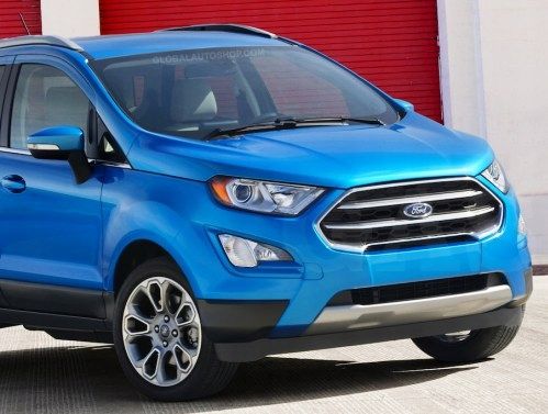 Ford Ecosport - Chromowane Listwy Grill Chrom Atrapy Zderzaka Tuning zdjęcie 4