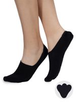 Skarpety stopki damskie skarpetki gładkie czarne 3PAK 35-38 YOCLUB