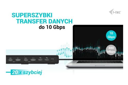 i-tec USB 3.0 / USB-C / Thunderbolt 3 Dual Display Docking Station na Arena.pl