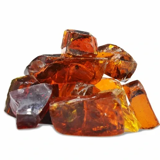 Szkło Bursztynowe Lawa do Ogrodu Brąz 1 kg zdjęcie 1