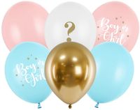 Balony 30cm, Boy or Girl, mix