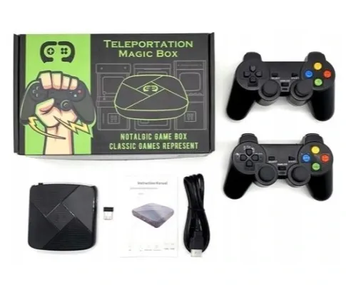 KONSOLA RETRO GRA TELEWIZYJNA BEZPRZEWODOWA HDMI +2PADY TV WIFI +20000 GIER na Arena.pl