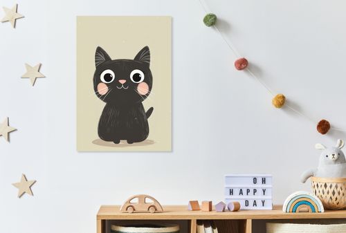 Obraz 40x60cm Wzory dla Dzieci, Dziewczynki i Chłopca - Kotek na Arena.pl