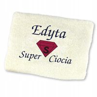 Duży RĘCZNIK z haftem PREZENT dla CIOCI urodziny