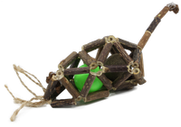 Zabawka dla kota myszka matatabi z kulką i dzwonkiem 19cm