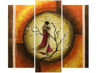 90 80CM OBRAZ T3 ELEM PIĘKNA JAPONKA DRUK ŚCIENNY