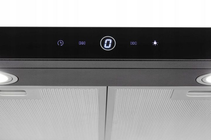 Okap kuchenny podszafkowy MODO 50 CZARNY zdjęcie 4