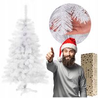 CHOINKA JODŁA BIAŁA GĘSTA SZTUCZNA DELUXE 150cm PREMIUM GĘSTA JAK ŻYWA