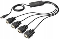 Konwerter USB 2.0 DIGITUS DA-70159 4xRS232, 1,5m
