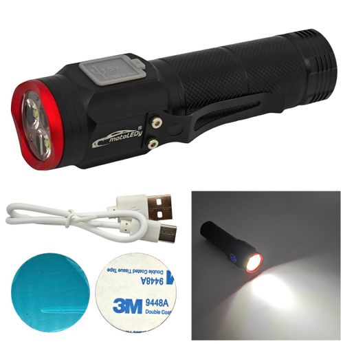 Latarka 3x LED z magnesem, 900lm, USB C, 5 trybów pracy na Arena.pl