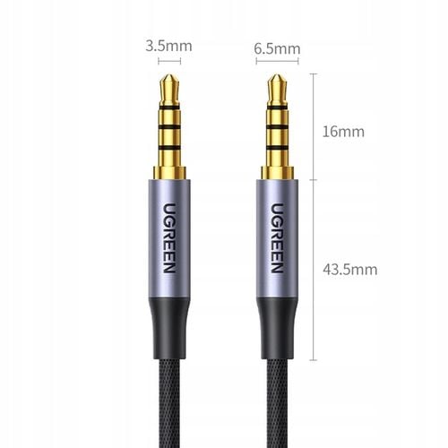 KABEL UGREEN MINI JACK 3.5mm DO MINIJACK 3.5mm PRZEWÓD AUDIO AUX 2M na Arena.pl