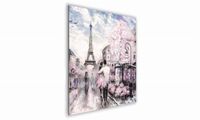 OBRAZ NA SZKLE KWADRATOWY 70x70cm 080 Paryż