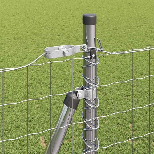 Ogrodzenie z słupkami Srebrny 1.4 x 10 m Stal na Arena.pl