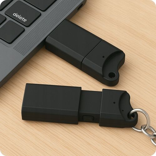 DYKTAFON SZPIEGOWSKI MINI PENDRIVE PODSŁUCH MAŁY BRELOK USB na Arena.pl