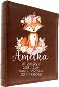 ALBUM na Zdjęcia IMIĘ DZIECKA METRYCZKA CHRZEST