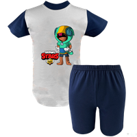 Krótka Piżama dziecięca Brawl Stars