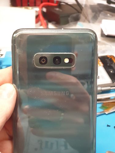 Samsung Galaxy S10e G970 ORYGINALNA SZYBKA KAMERY SZYBA OCZKO Srebrna na Arena.pl
