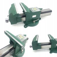 Imadło ślusarskie obrotowe 150mm stalowe 10 LAT G