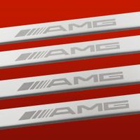 Listwa progowa MERCEDES E W124 AMG Stal nierdzewna 304 mat 4szt