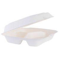 menu box pojemnik trójdzielny 230x205 pulpa 50szt enjoy eko